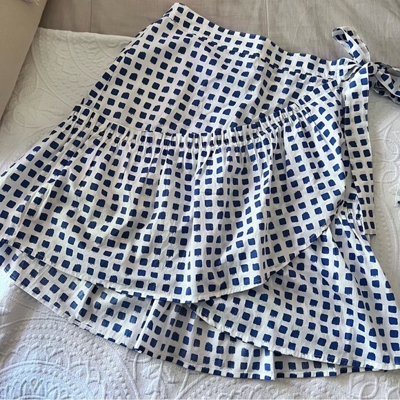 Vineyard Vines Painterly Grid Wrap Skirt‎ - Picture 4 of 8